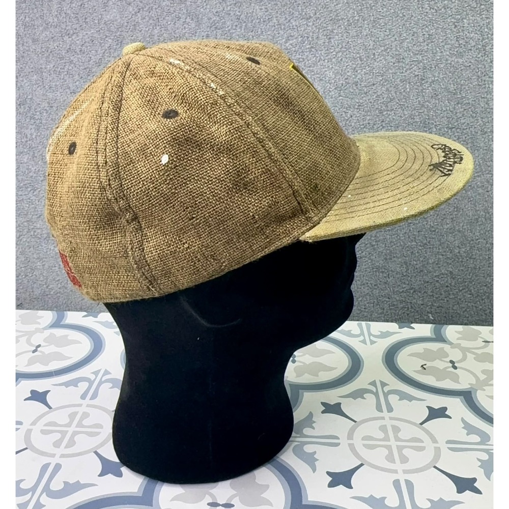 RARE Creation Skateboards Grassroots California Limited Ed Flat Brim Hat 7 1/8 - Picture 4 of 16